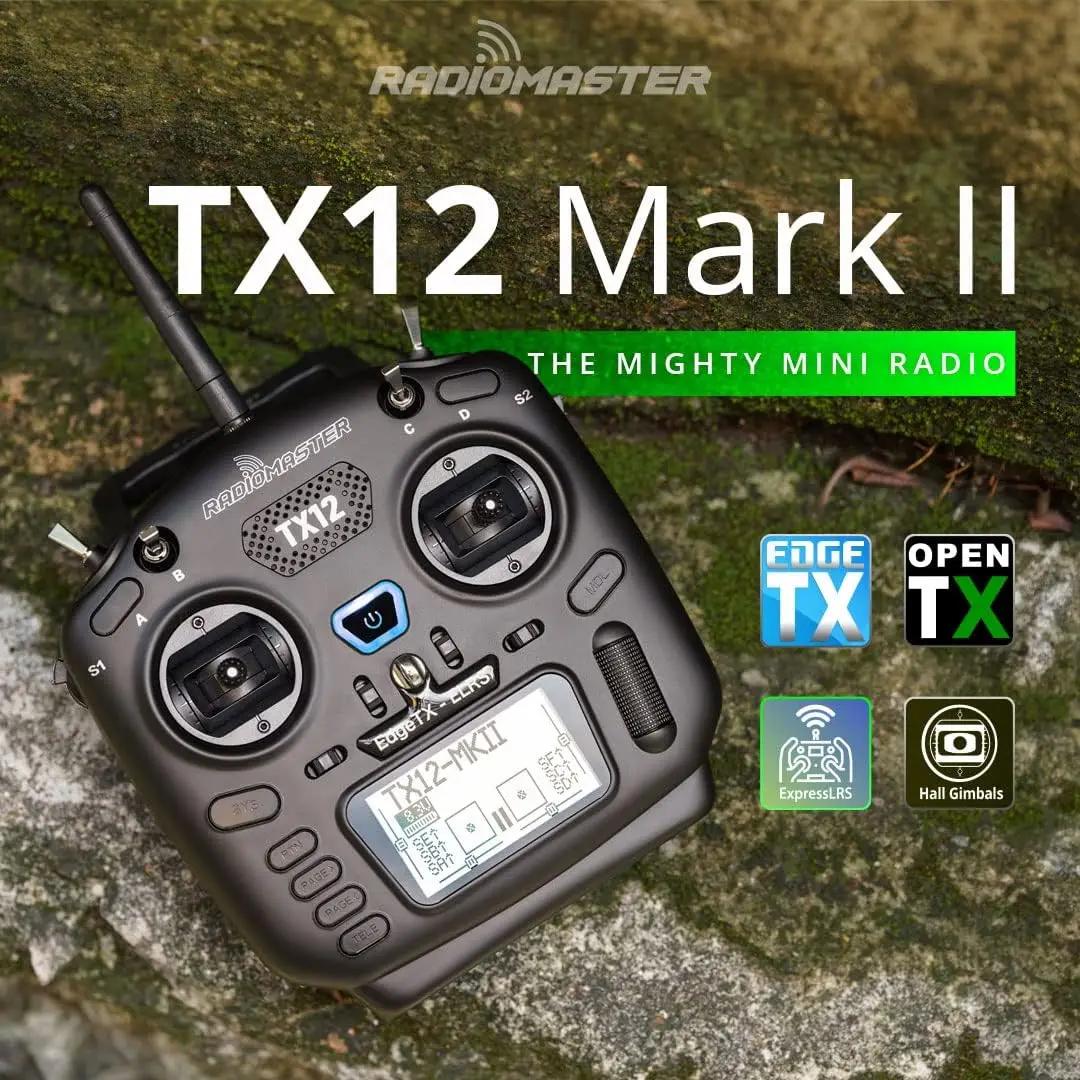 RadioMaster TX12 MK II ELRS CC2500 EdgeTX OpenTX 16CH Ƽ  ȣȯ   ۽ű,   